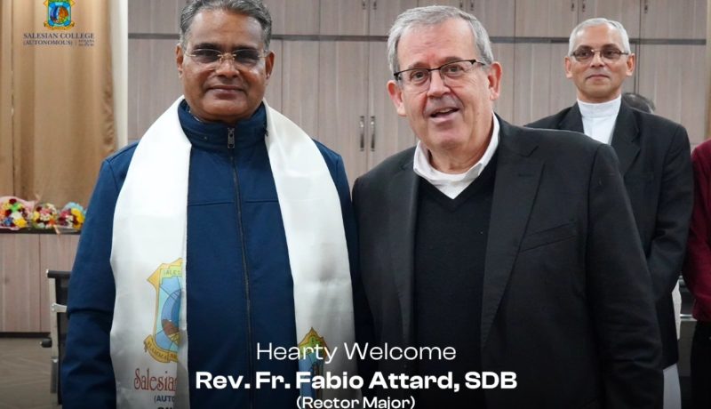 Fr. Fabio Attard begins the Kolkata Province Centenary celebrations from Salesian College