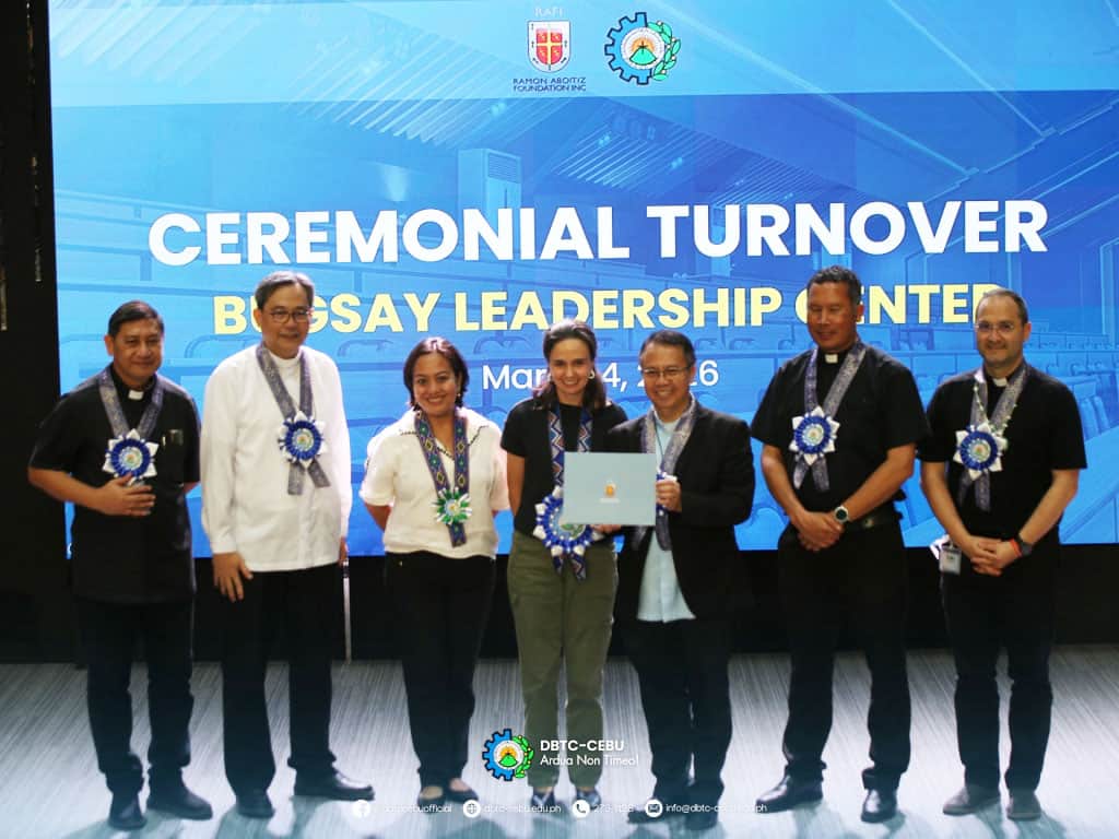 The institution, Don Bosco Technical College Cebu, inaugurated, blessed, and formally received the Bugsay Leadership Center on March 4, 2026. The facility includes a 300-seater auditorium and a library that will serve as spaces for learning, leadership formation, and community activities. The ceremony was attended by representatives of the Ramon Aboitiz Foundation Inc. (RAFI) headed by Ms. Amaya Cristina Aboitiz-Fansler, RAFI President and CEO, Salesian leaders: Fr. Fidel Ma. Orendain, SDB, Fr. Rafael Bejarano, SDB, Fr. William Matthews, SDB, Fr. Amelito Narciso, Racelis, SDB, East Asia and Ocenia Provincial Superiors, Salesians, faculty, students, and partners.