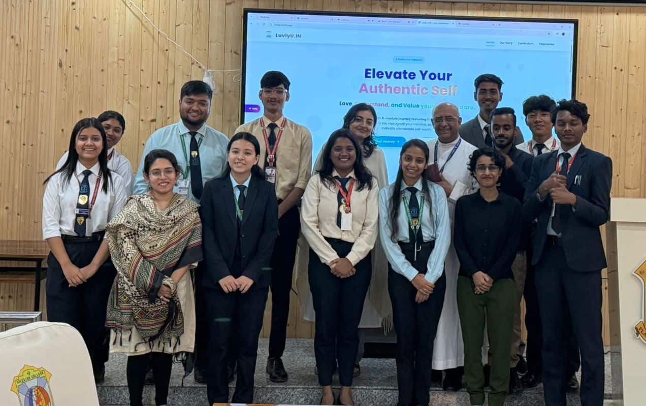 A student team of Salesian College (Autonomous), Siliguri, has launched LuvlyU — Love, Understand and Value Yourself as You Are — a digital platform designed to help young people reconnect with their inner spark and confidently share their authentic selves. The initiative was created by M.Sc Psychology student Anand Kumar and RadioClub members.