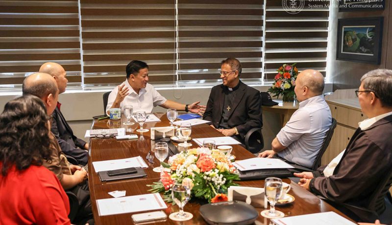 Fr. George Abraham Thadathil, SDB, global coordinator of the Salesian Institutions of Higher Education, met with University of the Philippines President Angelo Jimenez, March 13, to discuss potential collaboration between UP and Salesian universities in Latin and Central America, Africa, and South and Southeast Asia. 