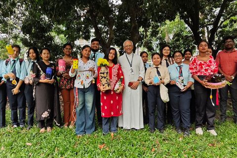 Salesian College Siliguri marked International Earth Day with a student-driven initiative that turned discarded materials into purposeful creations. Organised by the Radio Club under its EcologyFirst program, the “Trash to Treasure Competition cum Exhibition” emphasised participation and creativity over mere presentation.