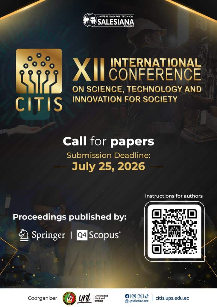 XII International Conference on Science, Technology, and Innovation for Society (CITIS 2026) IUS Website
