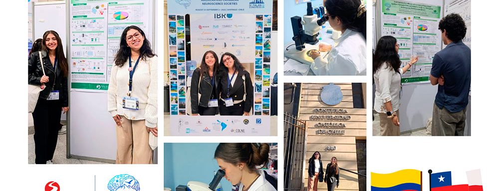 Karen Vanessa Castillo y Estefanía Paipilla, estudiantes de décimo semestre del programa de Química Farmacéutica de la Facultad de Ciencias Exactas y Naturales, se encuentran en Santiago de Chile desarrollando una pasantía internacional de investigación en el Congreso FALAN 2026. que les permite fortalecer su proyecto de grado y participar en escenarios académicos de alcance latinoamericano.