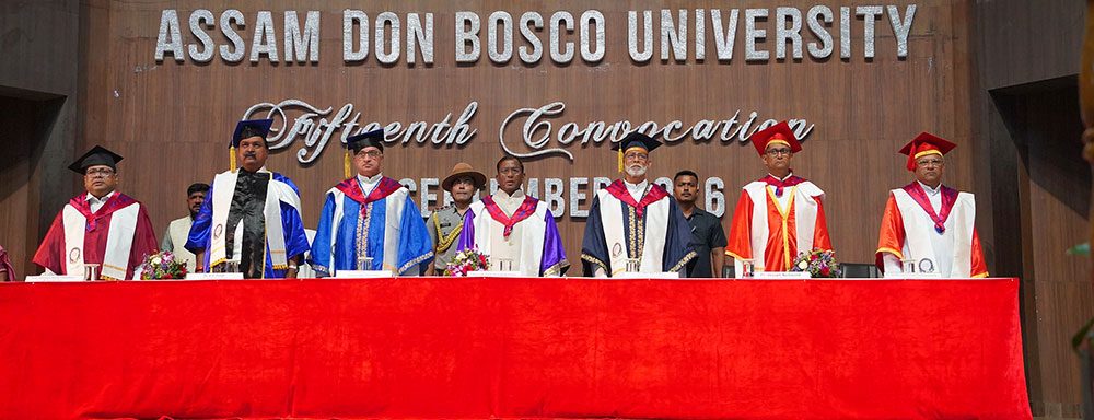 Assam Don Bosco University Celebrates 15th Convocation, Inspiring Graduates to Serve Society 🇮🇳
