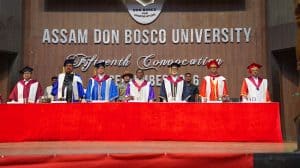 Assam Don Bosco University Celebrates 15th Convocation, Inspiring Graduates to Serve Society 🇮🇳