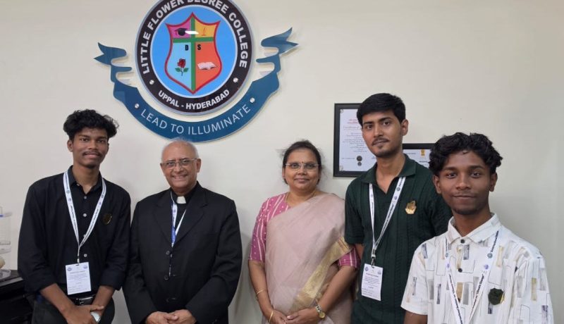 Salesian College (Autonomous), Siliguri, won top honours at the two-day International Seminar on Climate Change: Literary Ecologies, Environmental Psychology, Policy Deliberation and Media Activism, held on September 2 and 3 at Little Flower Degree College (Autonomous), Hyderabad. Fr. C. M. Paul, Vice Principal (Sciences), won the First Prize for Best Paper Presentation for his research paper, “From Local Environmental Action to Global Youth Climate Engagement: A Qualitative Case Study of the Don Bosco Green Alliance.” He received a certificate and a cash prize.