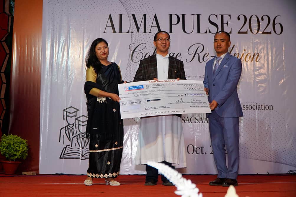 More than 450 alumni, faculty members and staff of St. Anthony’s College, Shillong, gathered on Saturday for ALMA PULSE 2026, the annual alumni meet organised by the St. Anthony’s College Shillong Alumni Association (SACSAA). Held under the theme “Connect – Collaborate – Care,” the event aimed to strengthen alumni networks, rekindle friendships, and renew ties between the institution and its former students.